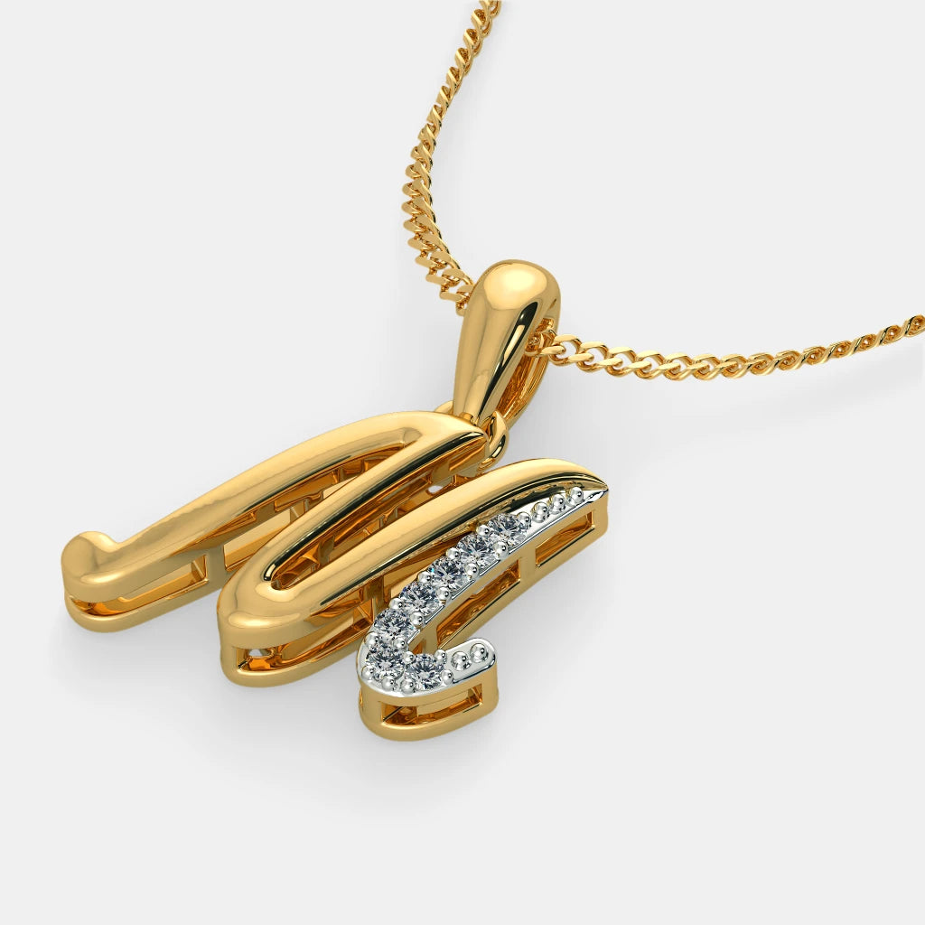 A Touch of Grace: The Serene M Pendant