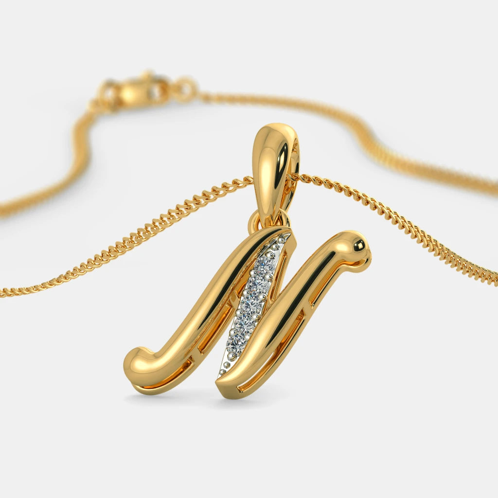 Elegance and Sophisticated: The Beautiful N Pendant