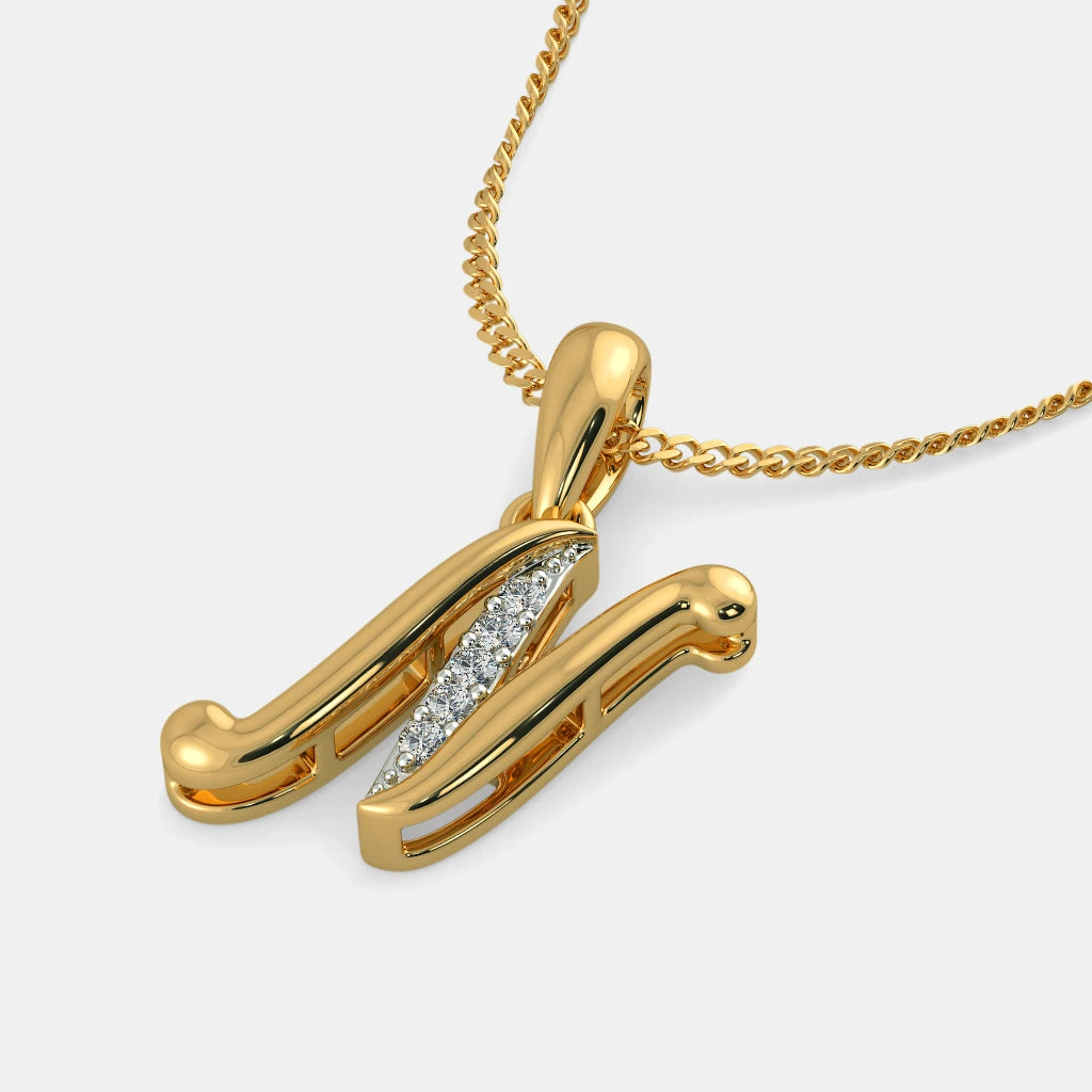 Elegance and Sophisticated: The Beautiful N Pendant