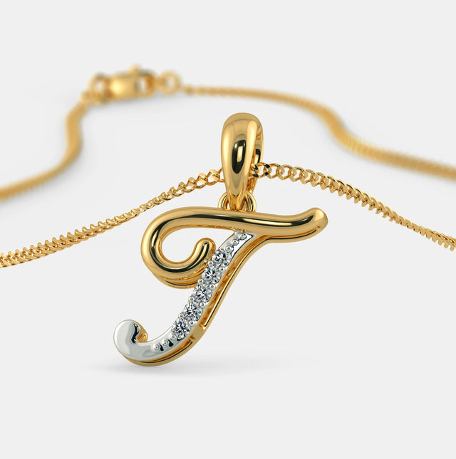 Elegance and Sophisticated: The Beautiful T Pendant