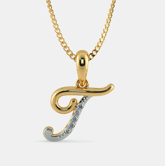 Elegance and Sophisticated: The Beautiful T Pendant