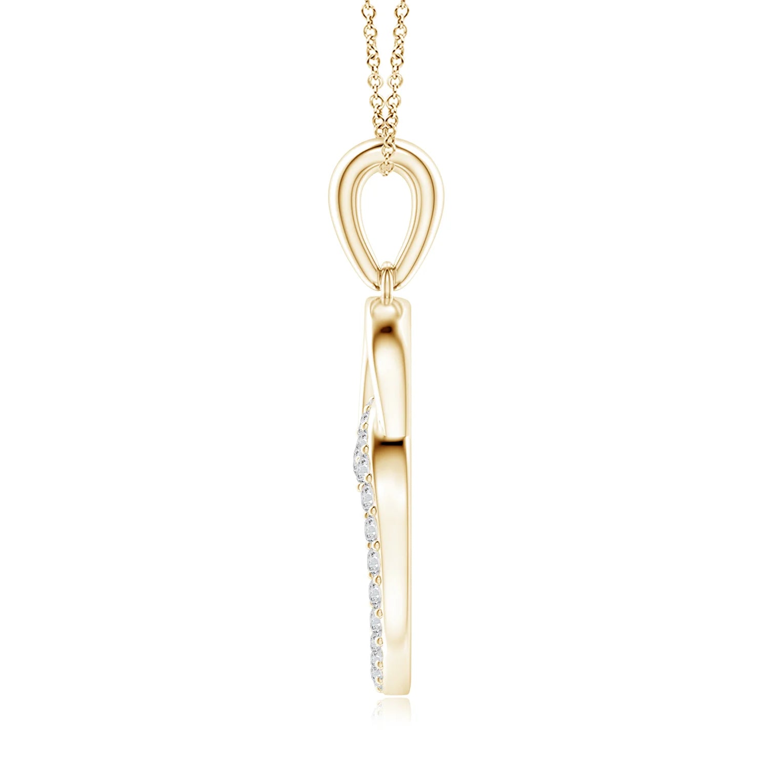 Interlocking Circle Diamond Pendant
