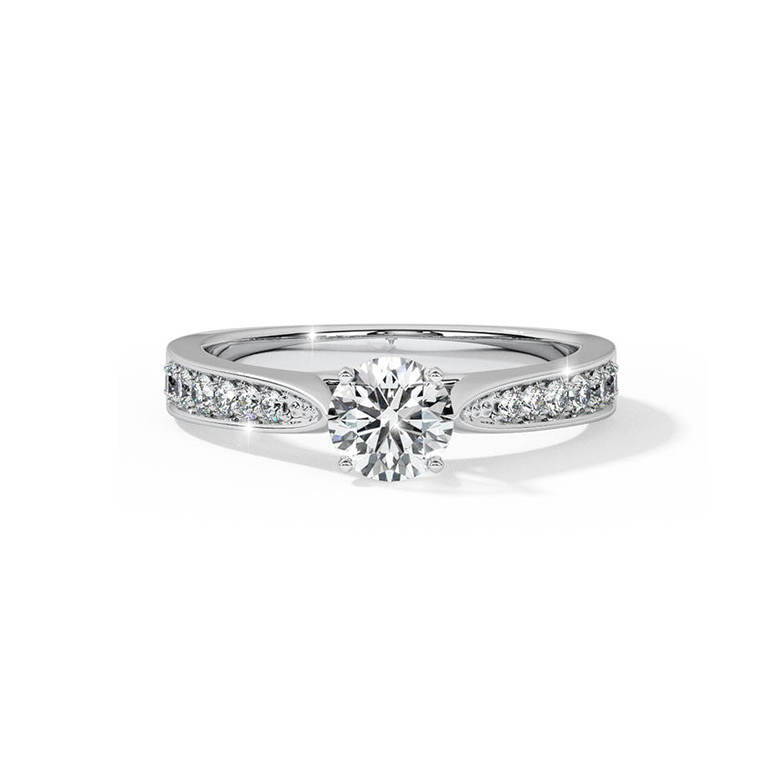 Petite Solitaire Ring