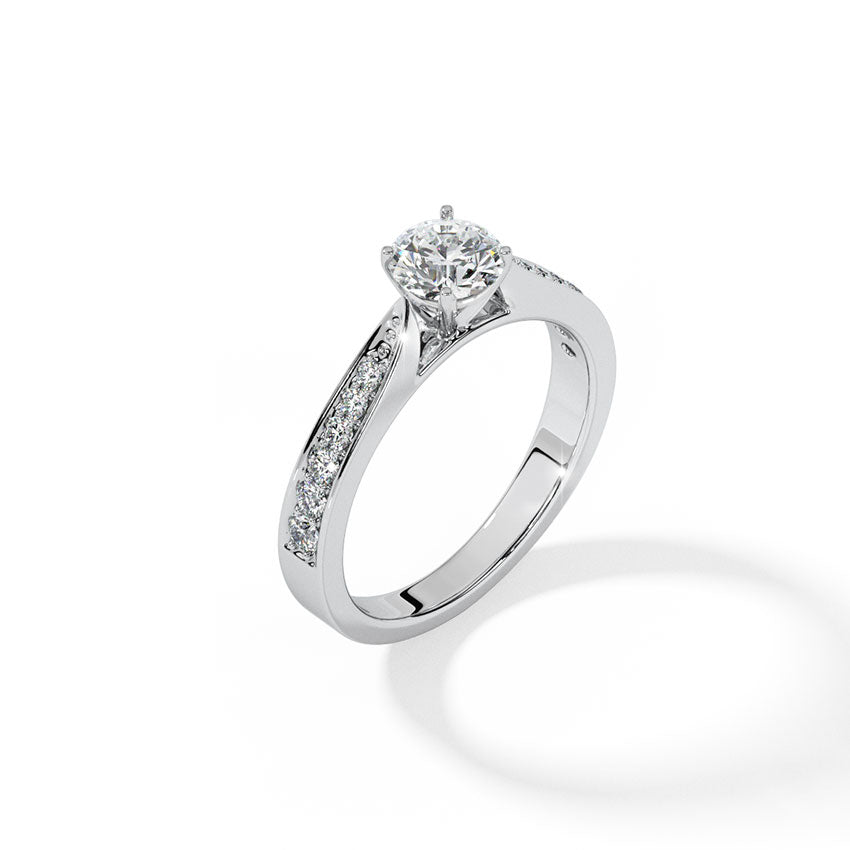Petite Solitaire Ring