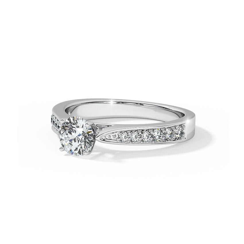Petite Solitaire Ring