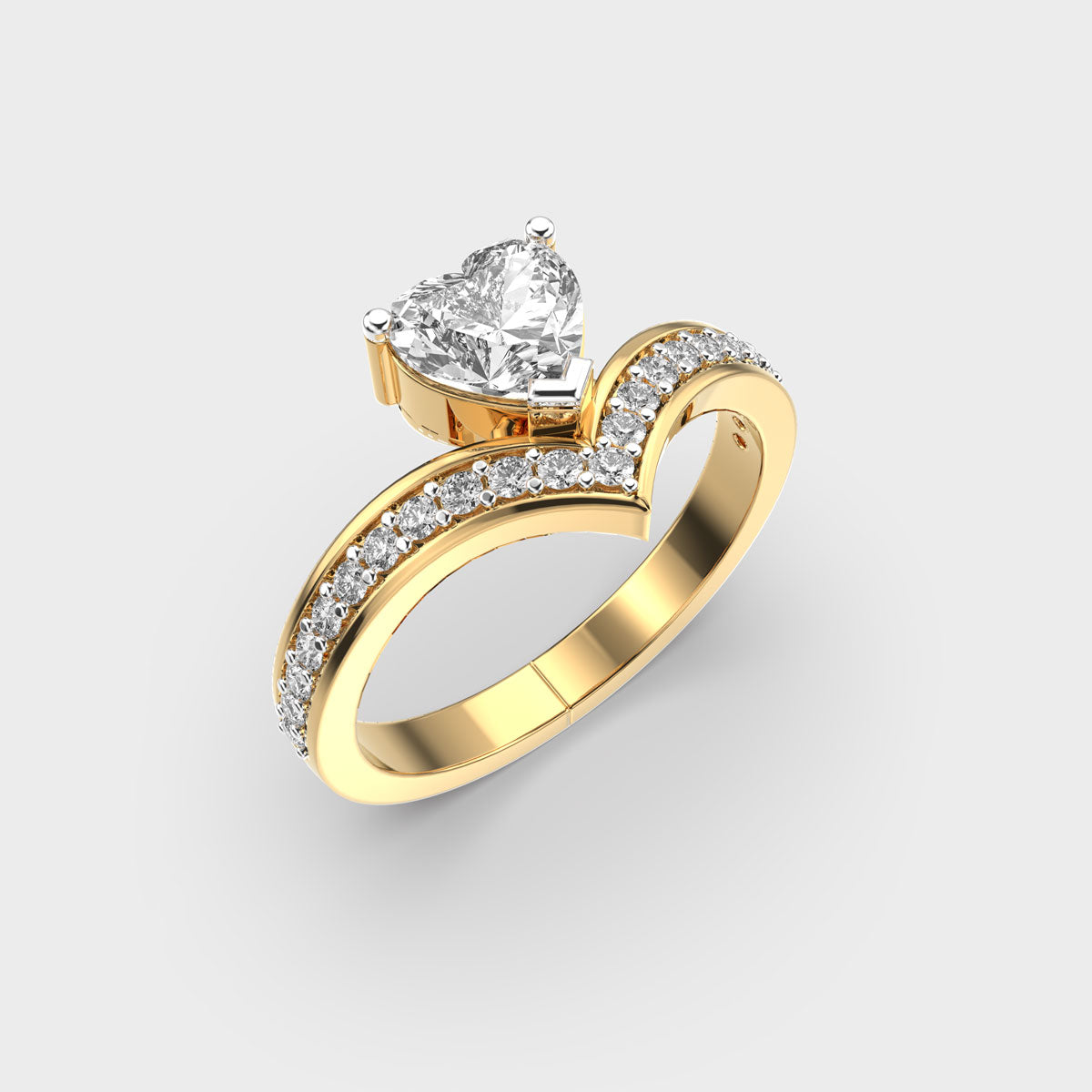Solitaire Band for Everyday Wear Ring