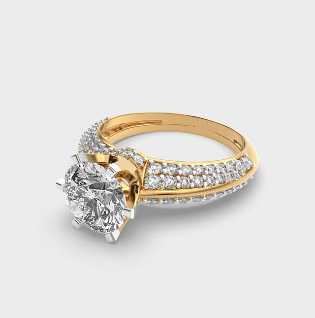 Timeless Solitaire Look Ring
