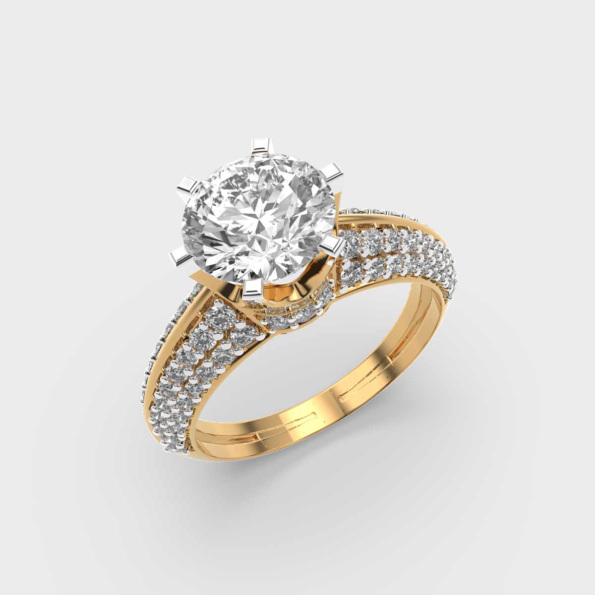 Timeless Solitaire Look Ring
