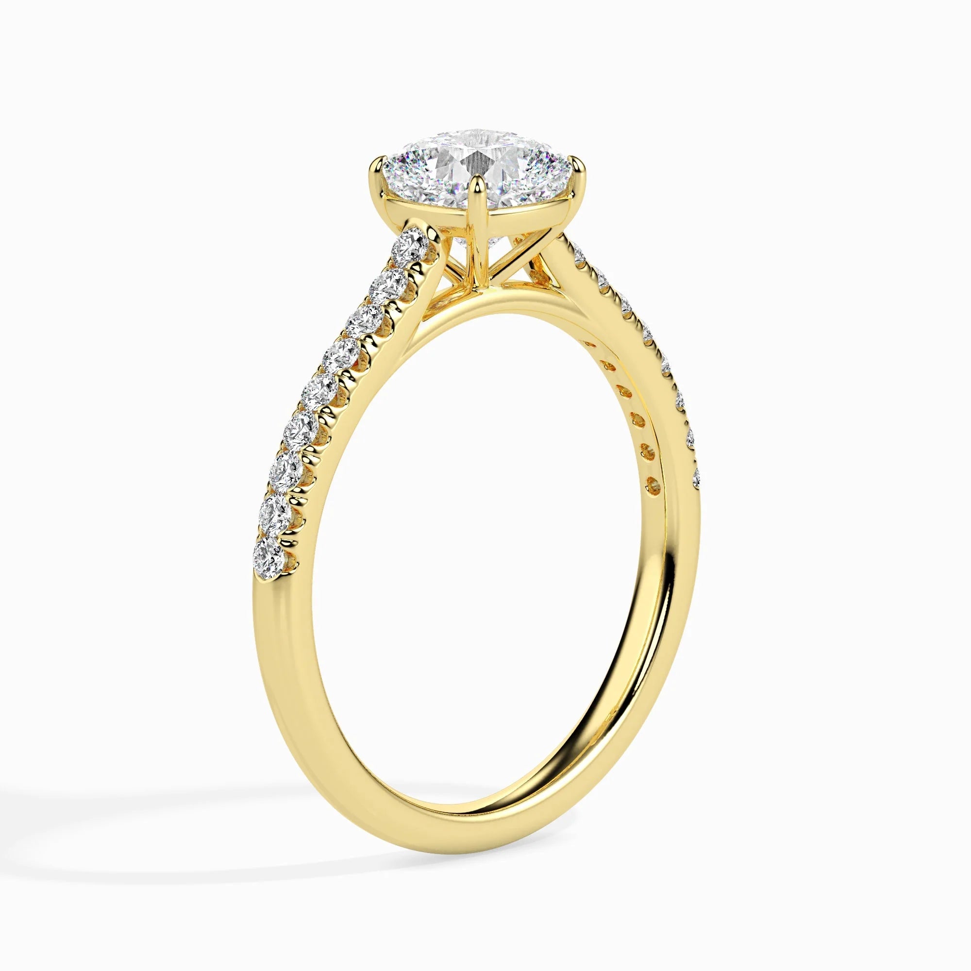 Solitaire Engagement Ring with Style