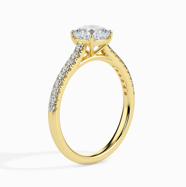 Solitaire Engagement Ring with Style