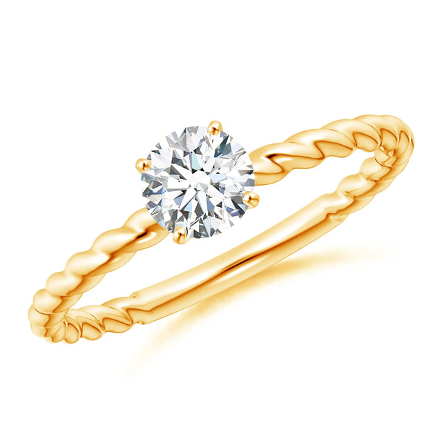 Solitaire Ring with Simple Elegance