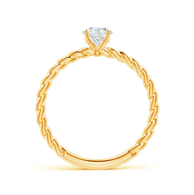 Solitaire Ring with Simple Elegance